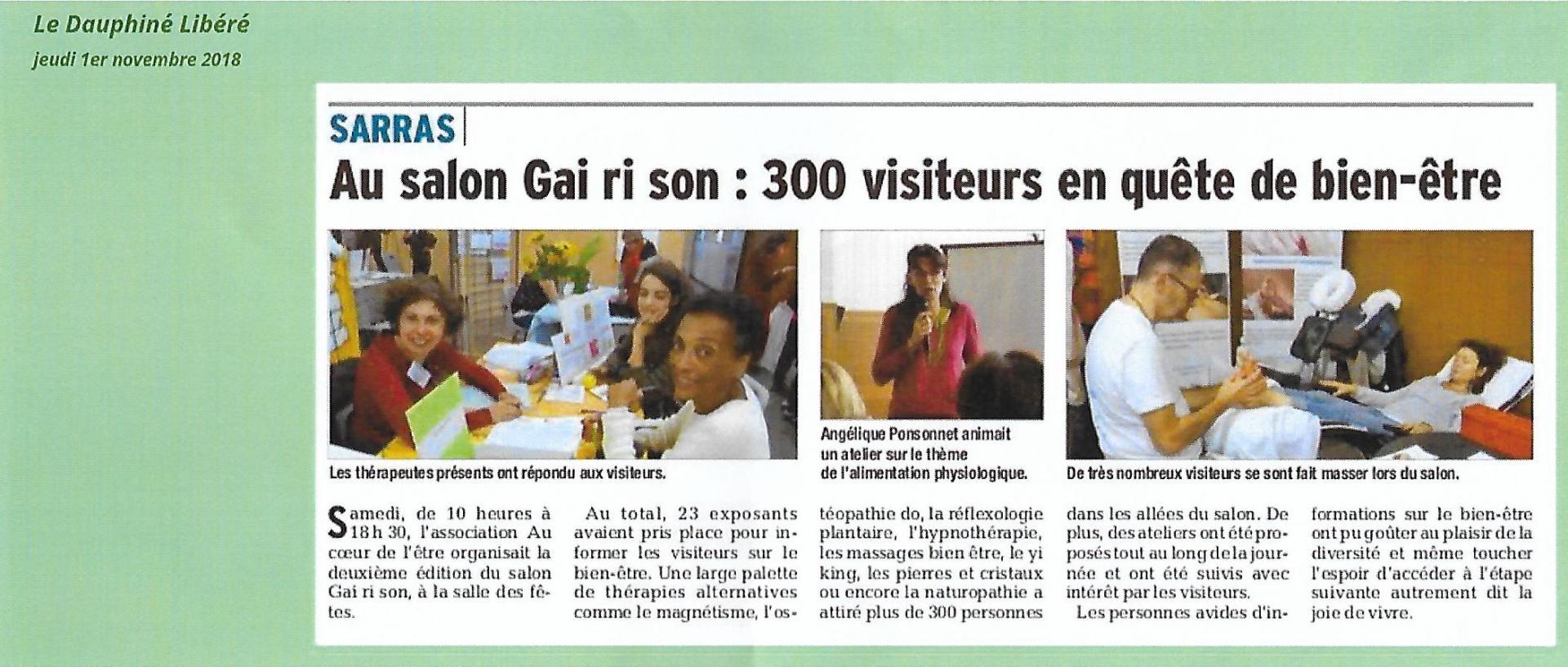 Article presse sarras 2018